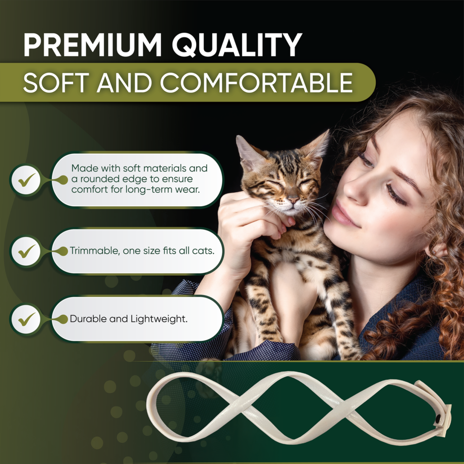 Picture of 4 Pack Flea and Tick Collars for Cats, 8 Months Protection Flea Collar ...